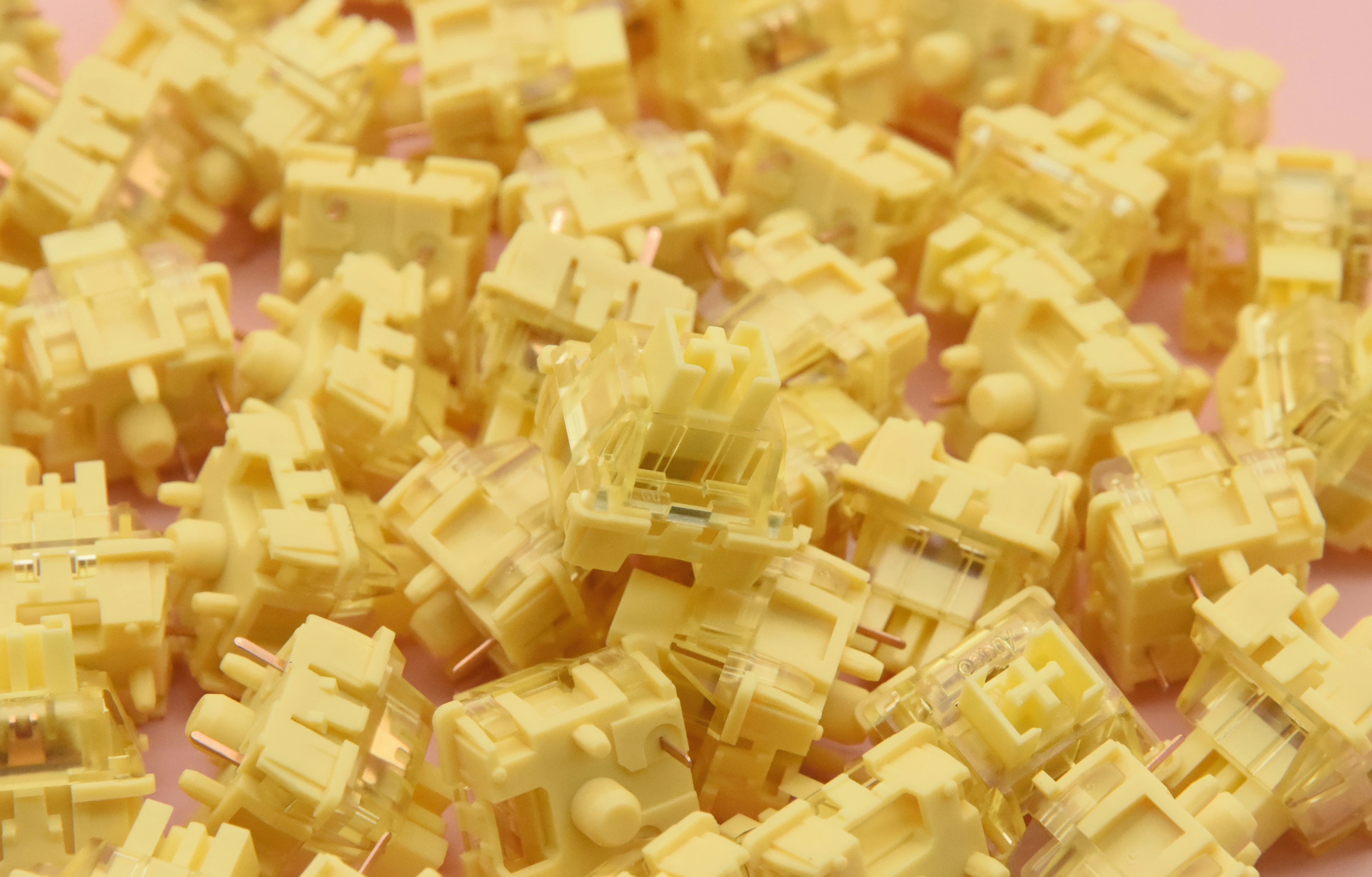 AKKO V3 CREAM YELLOW PRO LINEAR SWITCH FACTORY LUBED EDITION (45PCS) Key Mapping Kit