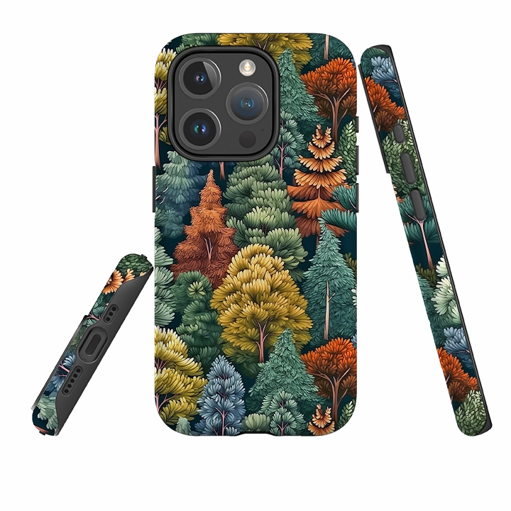 Hybrid Build Texture iPhone MagSafe Tough Case -  Bavarian Forest