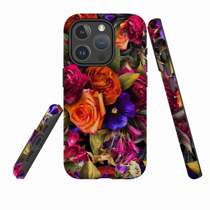 iPhone MagSafe Tough Case -  Luminous Rugged Texture Elegant Pattern