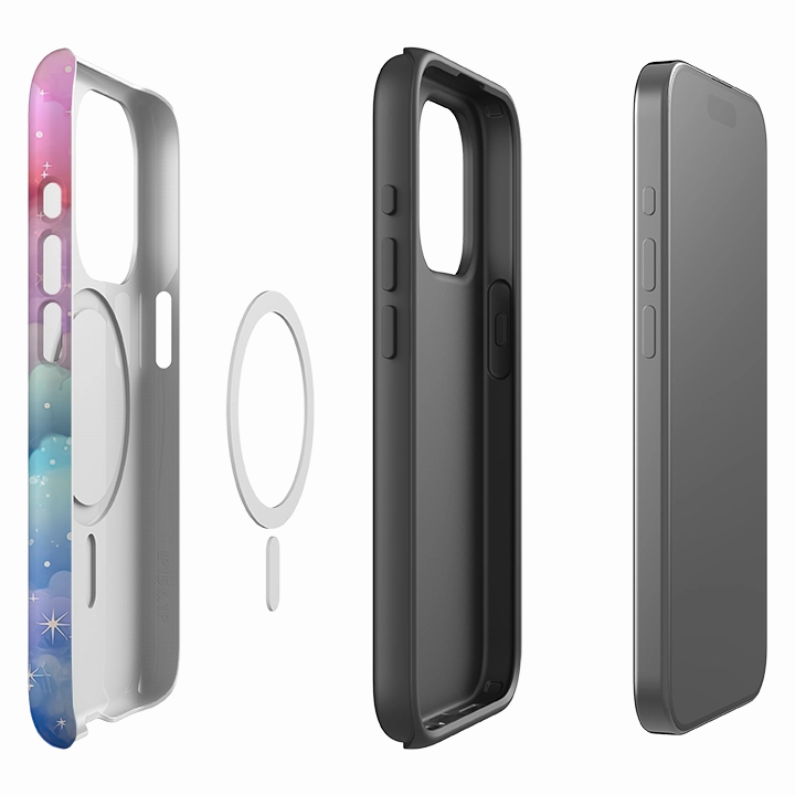 Protective Edge iPhone MagSafe Tough Case - Colour Clouds II