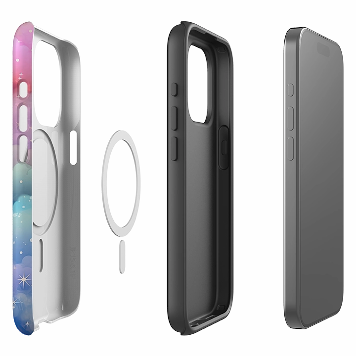 Matte Feel Texture iPhone MagSafe Tough Case - Colour Clouds II