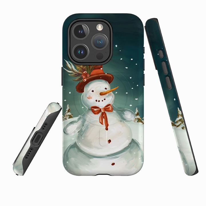 Fashion Choice Outdoor Use iPhone MagSafe Tough Case - Snowman