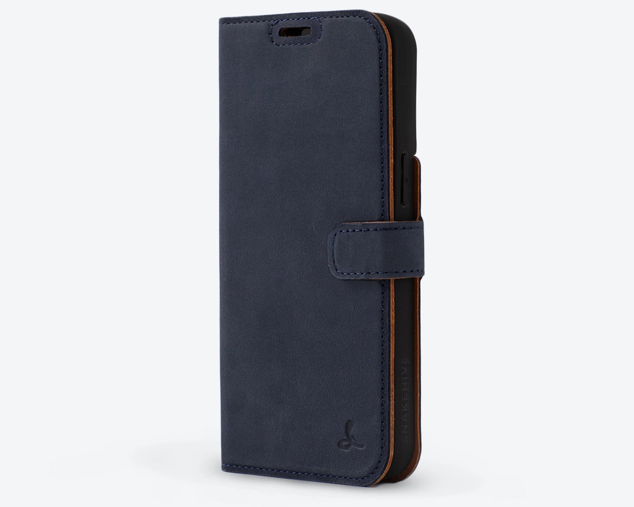 Apple iPhone 15 Pro Max - Vintage Leather Wallet Phone Case Light Shield Simple Finish