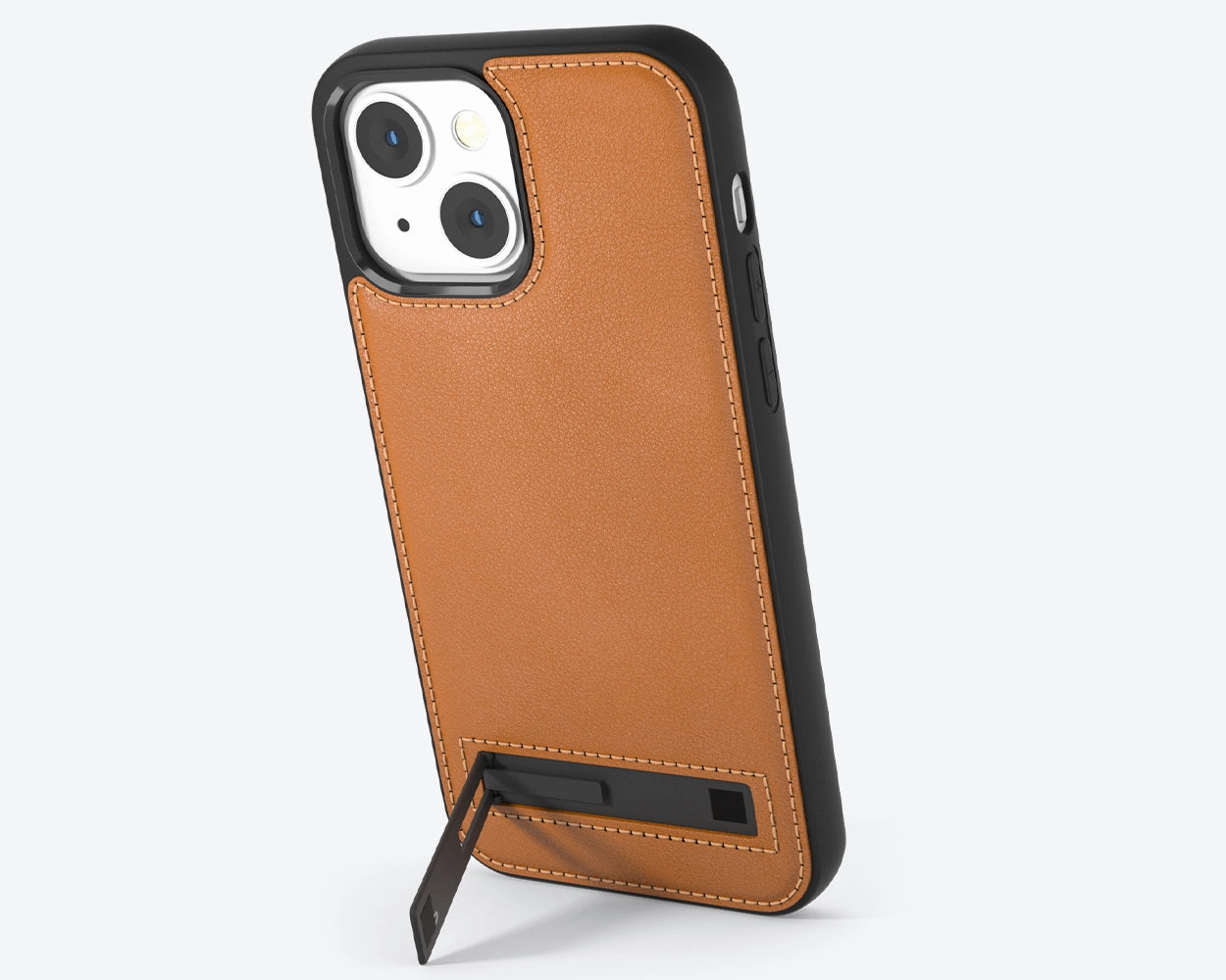 Apple iPhone 13 - Metro Leather Phone Case Grip Finish