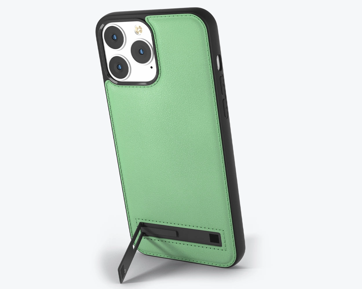 Apple iPhone 13 Pro Max - Metro Leather Phone Case Hybrid Build Texture Matte Edge