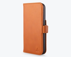 Elegant Touch Sleek Grip Apple iPhone 15 Plus - Metro Leather Wallet Phone Case