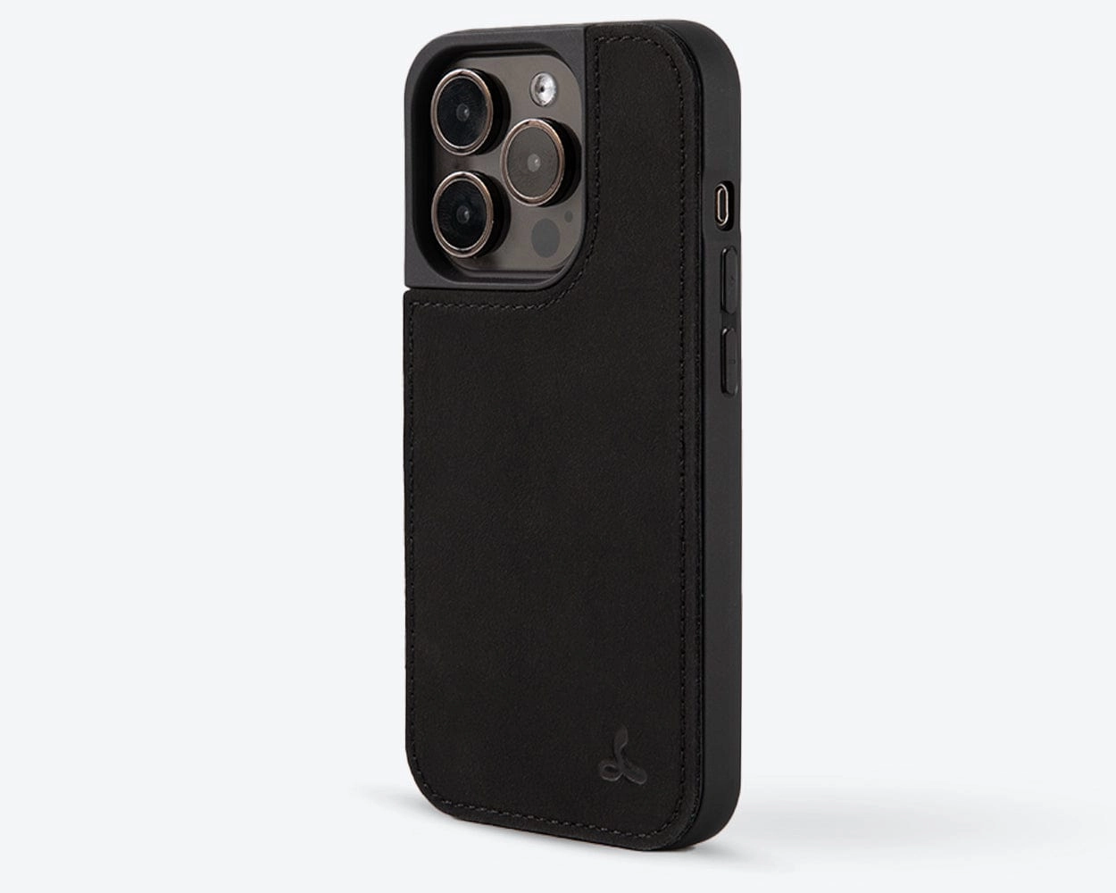 Apple iPhone 15 Pro - Vintage Leather Back Case Soft Touch