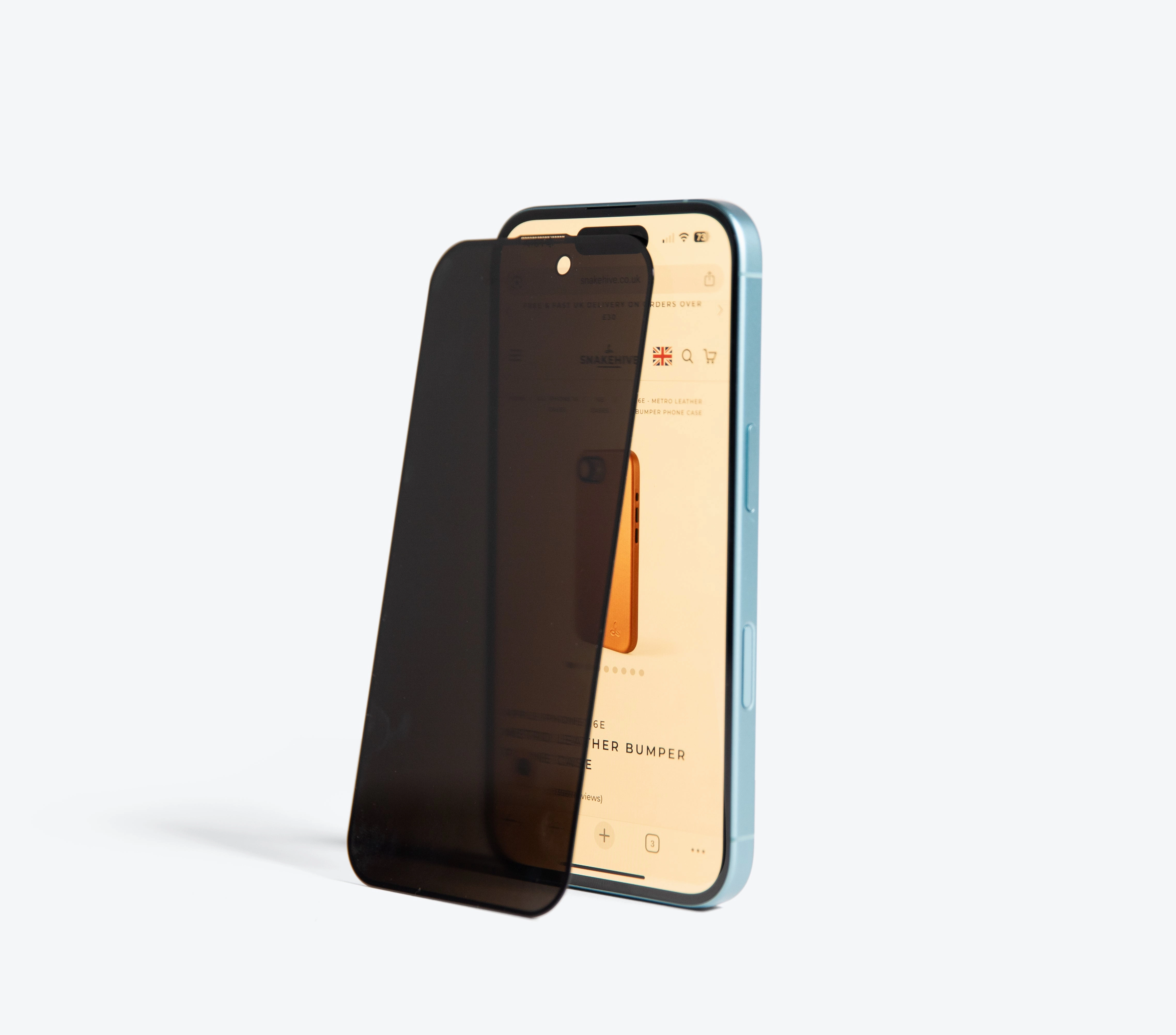 Stylish Finish Apple iPhone 16 - Privacy Glass Screen Protector (x2)