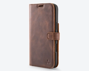 Protective Craft Apple iPhone 16 Pro Max - Vintage Leather Wallet Phone Case