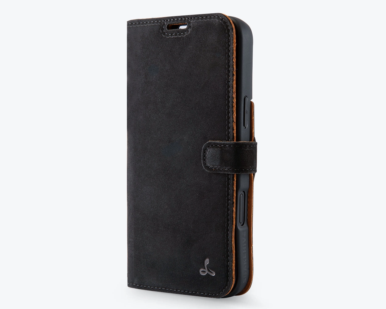 Smooth Layer Rugged Build Apple iPhone 16 Pro Max - Vintage Leather Wallet Phone Case