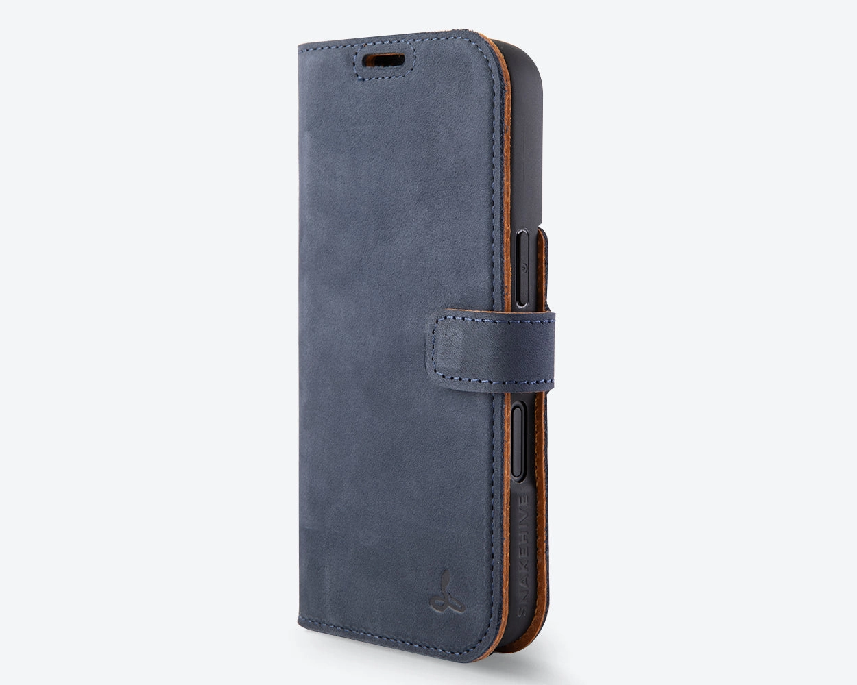 Apple iPhone 17 - Vintage Leather Wallet Phone Case Minimal Finish