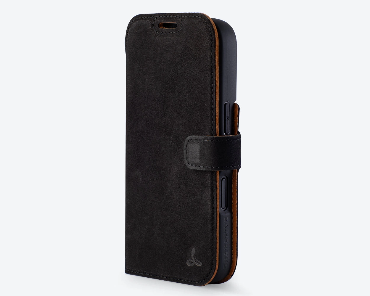 Stylish Color Anti Shock Apple iPhone 17 Pro - Vintage Leather Wallet Phone Case