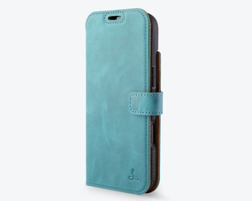 Apple iPhone Air - Vintage Leather Wallet Phone Case Compact Fit Hybrid Build Texture