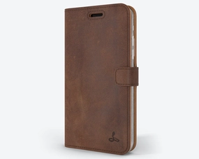 Elegant Layer Texture Apple iPhone XS Max - Vintage Leather Wallet Phone Case