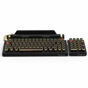 BUNDLE BLACK GOLD QWERKYWRITER?   NUMKEY NUMPAD   WRIST REST Reactive Lighting Keys