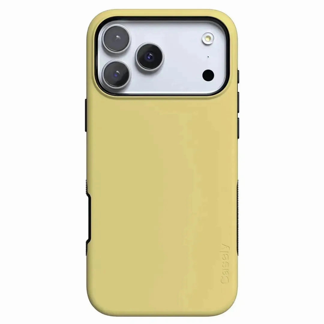 Butter Me Up | Butter Yellow Case Luxury Texture Finish Compact Build
