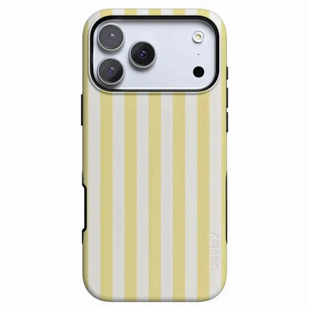 Butter Yellow Stripes | Sunday Best Case Vivid Detail Texture