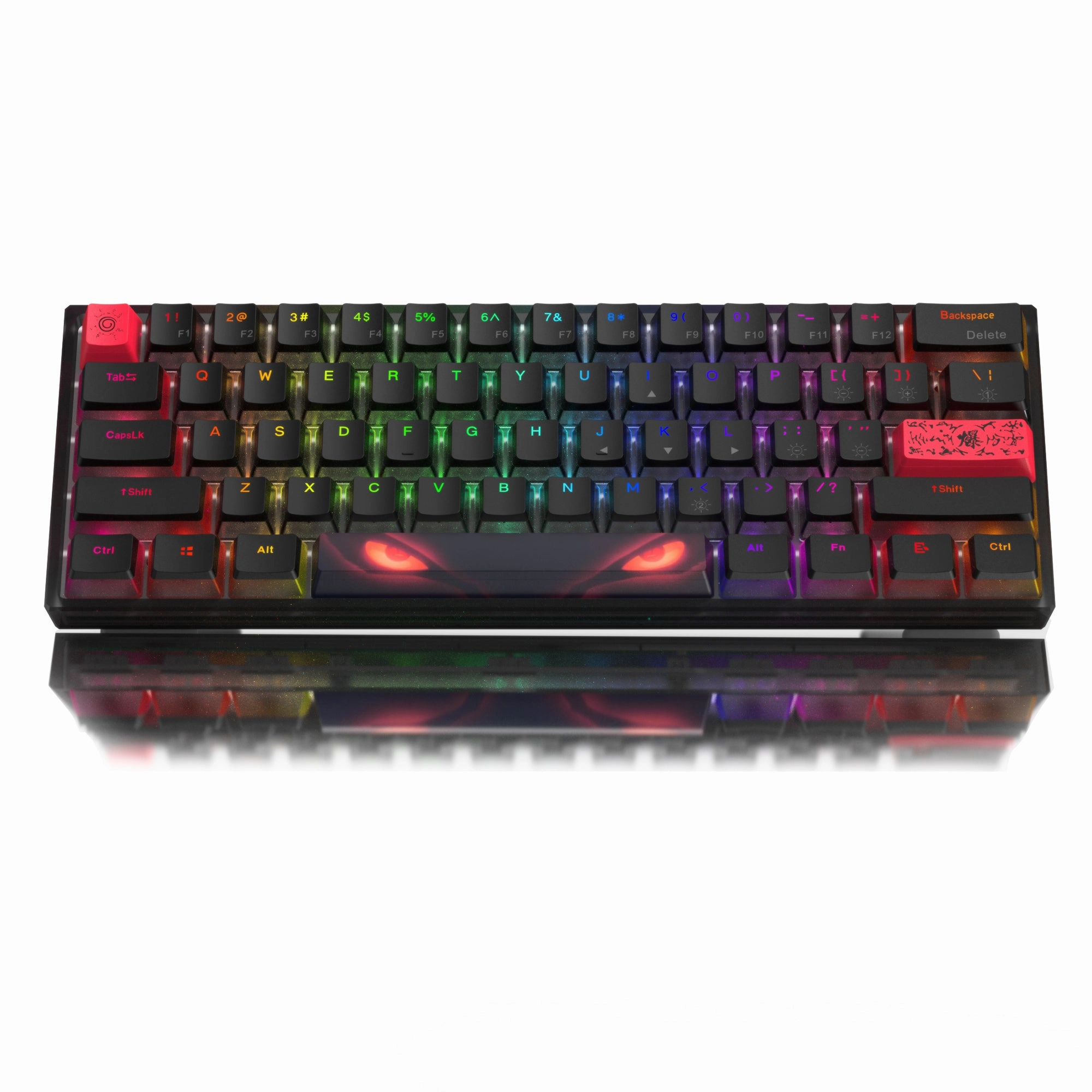 Womier WK61 V2 60% Hot-Swappable RGB Mechanical Wired Gaming Keyboard (5 Colors) Programmer Workstation