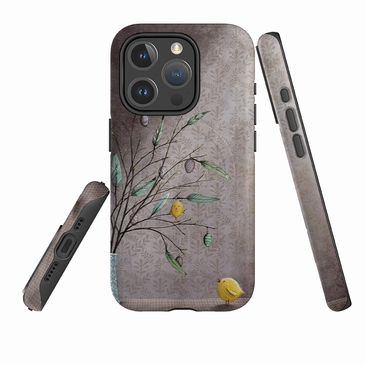 iPhone MagSafe Tough Case - Bird Bouquet By Maja Lindberg Enhanced Durability