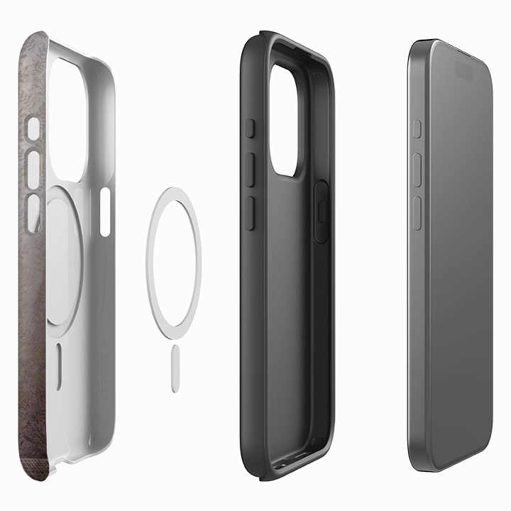 Comfort Texture iPhone MagSafe Tough Case - Bird Bouquet By Maja Lindberg