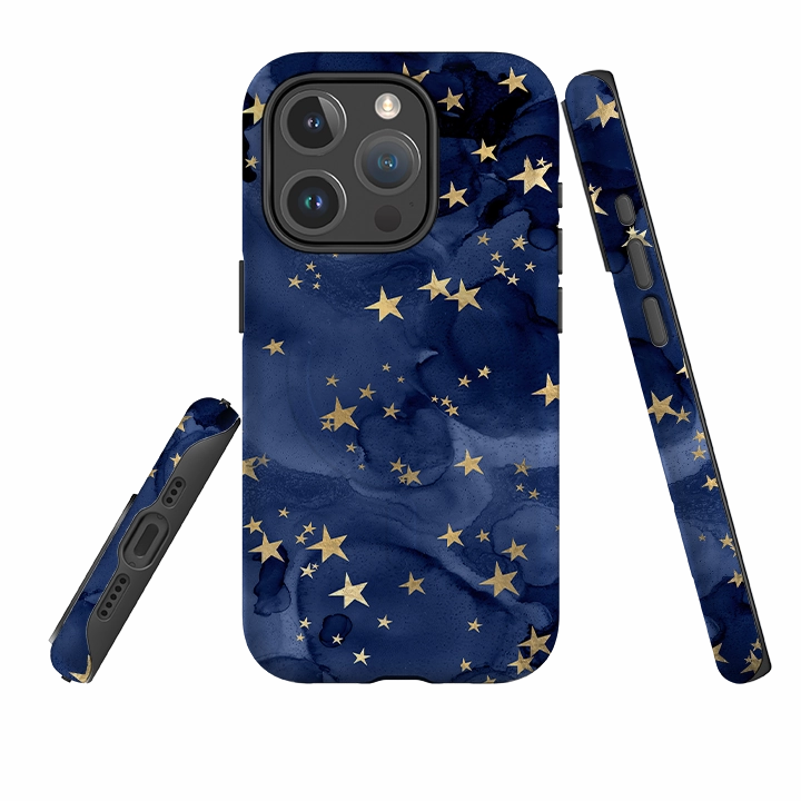 Matte Pattern Design iPhone MagSafe Tough Case -  Stormy Stars