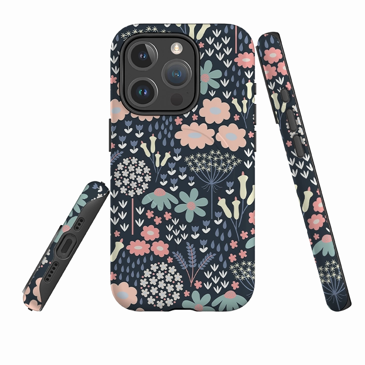 iPhone MagSafe Tough Case -  Cool Meadows By Suzy Taylor Hybrid Build Sleek Grip