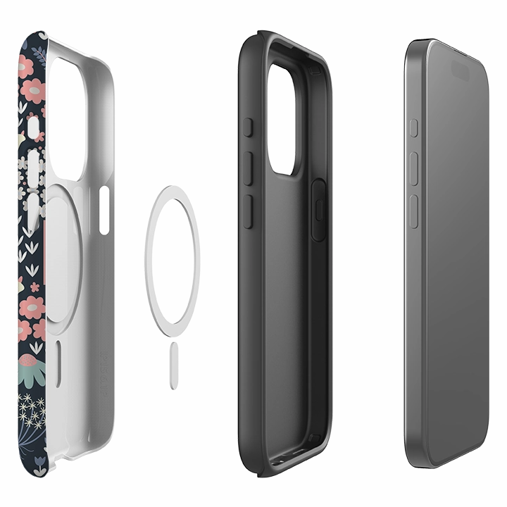 iPhone MagSafe Tough Case -  Cool Meadows By Suzy Taylor Modern Grip Classic Touch