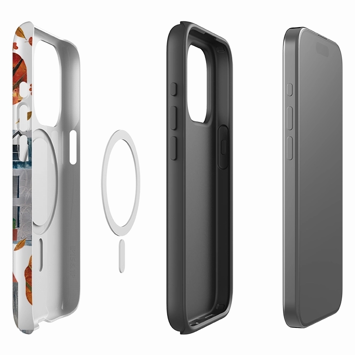 iPhone MagSafe Tough Case - Autumn House By Tracey English Modern feature