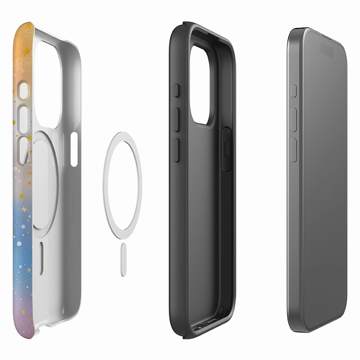 Stylish grip iPhone MagSafe Tough Case - Colour Galaxy