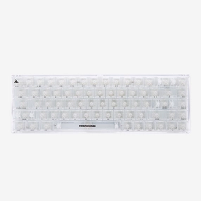 Gaming Efficiency Setup Portable Gaming Keyboard CLEAR OPAL Basecamp 65 Keyboard
