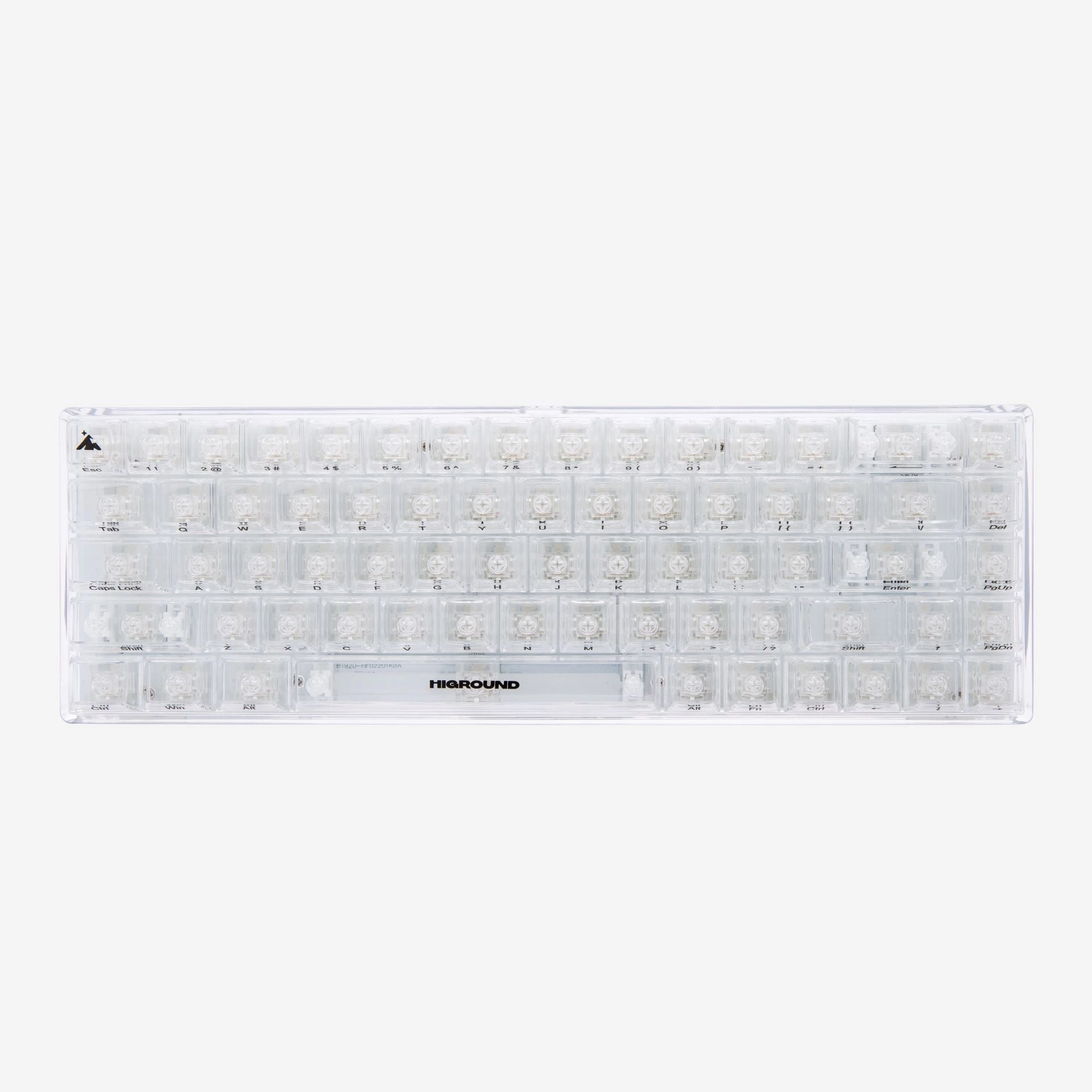 Gaming Efficiency Setup Portable Gaming Keyboard CLEAR OPAL Basecamp 65 Keyboard
