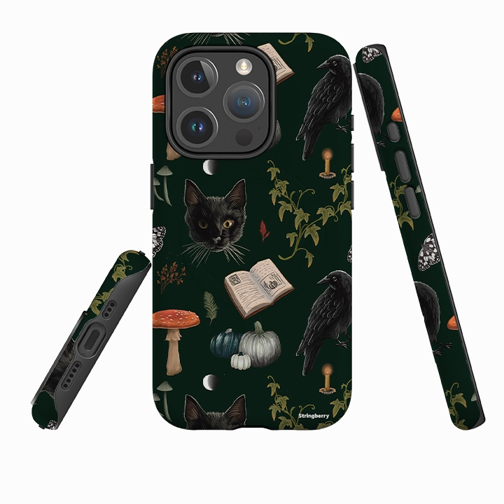 Rugged Pattern Texture iPhone MagSafe Tough Case -  Halloween Pattern I By Anna Stead