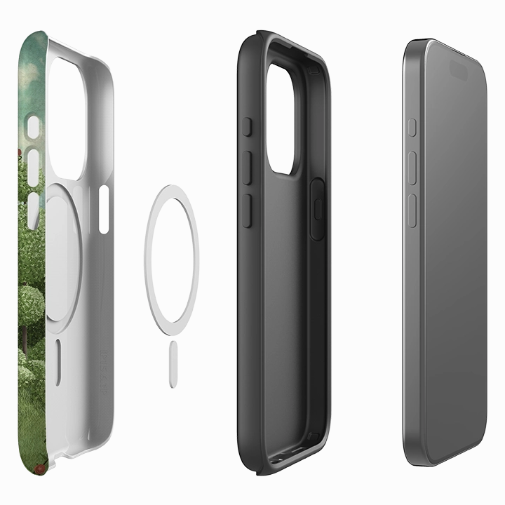 iPhone MagSafe Tough Case - Alice By Maja Lindberg Matte Pattern Design Luxury Look