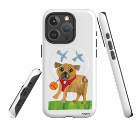 Modern Touch Refined Finish iPhone MagSafe Tough Case - Days Of Dogs IV By Tracey English