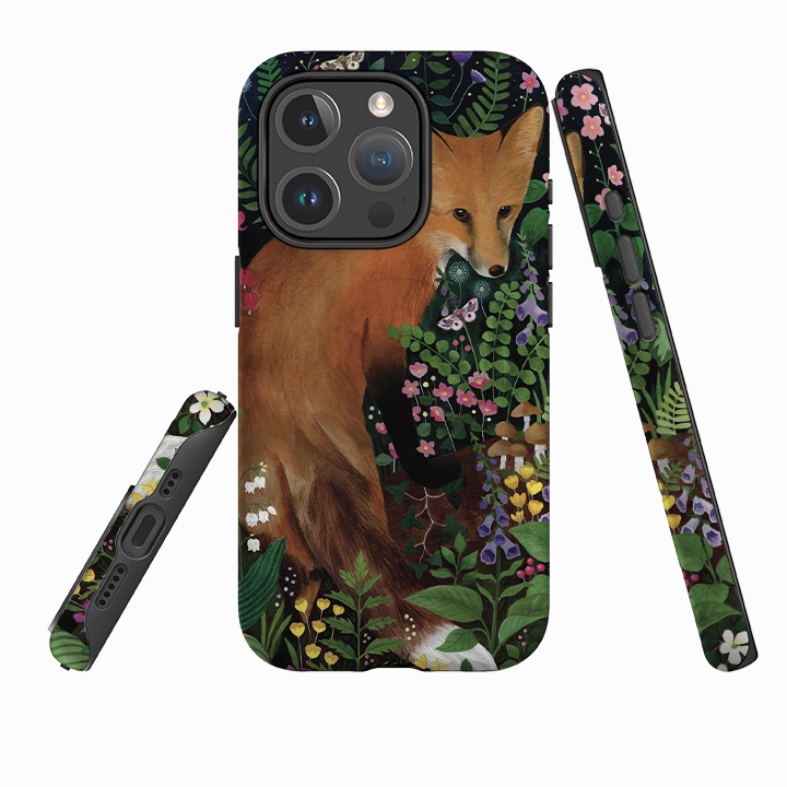iPhone MagSafe Tough Case -  Fox At Night By Bex Parkin Flexible Edge