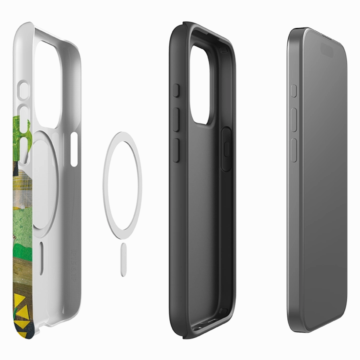 Protective Frame Soft Touching iPhone MagSafe Tough Case - Countryscape III By Tracey English