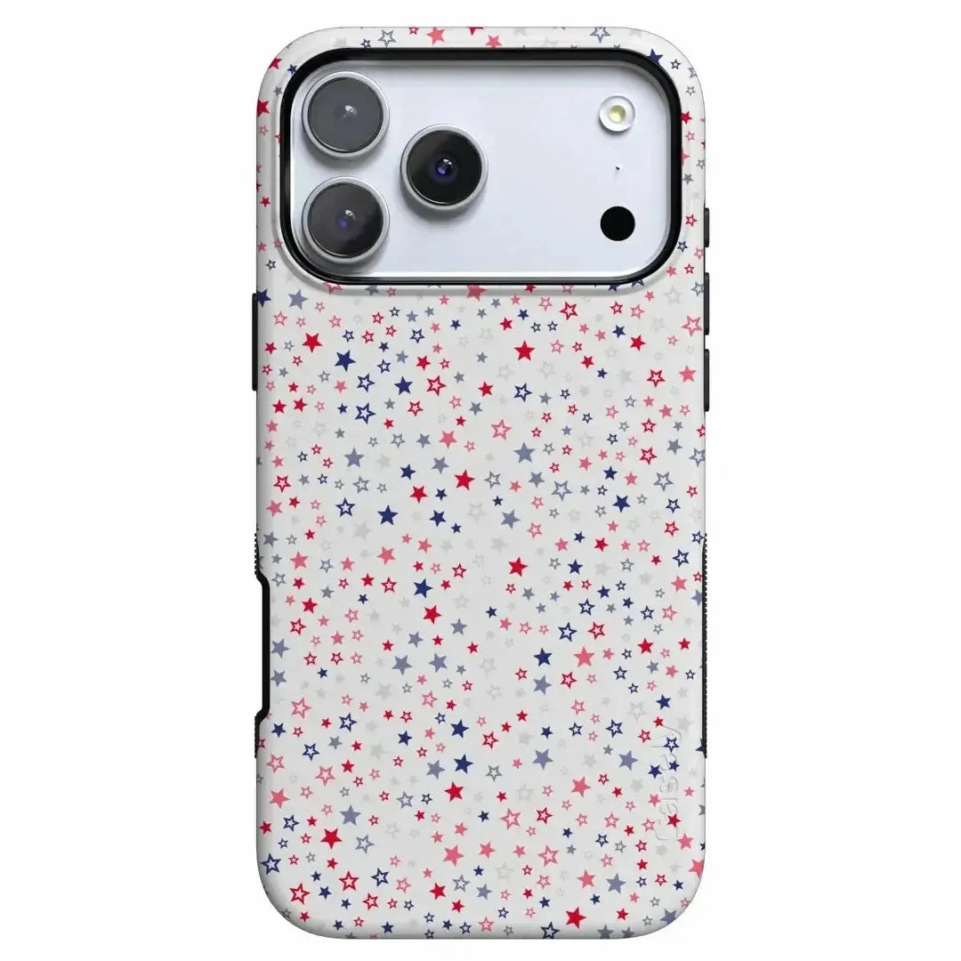 Flexible Edge Texture Seeing Stars | Red, White & Blue Case
