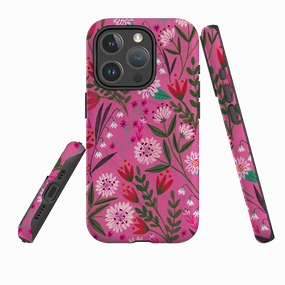 iPhone MagSafe Tough Case -  Pink Sunset By Lee Foster Wilson Premium Quality