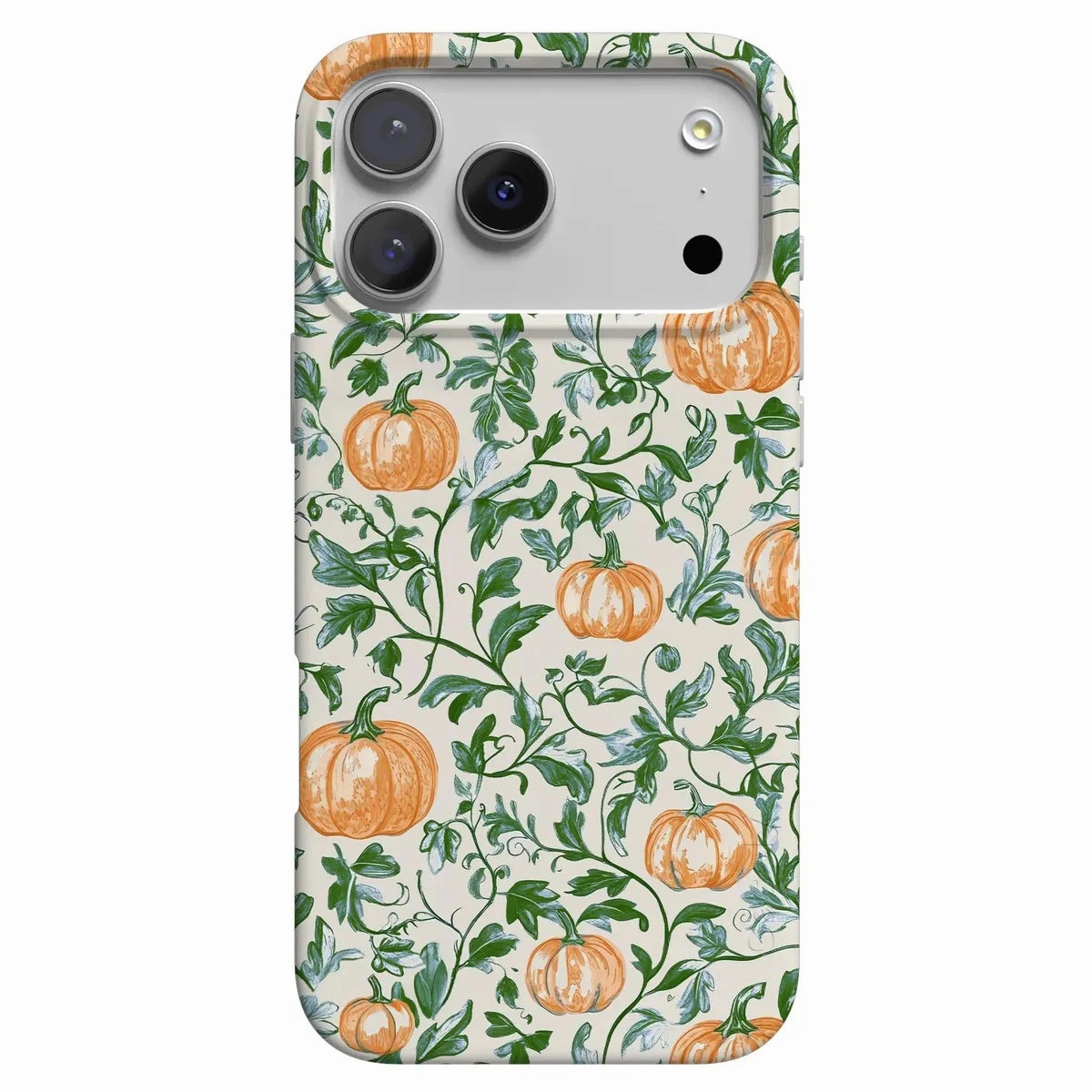 Shock Guard Flexible Texture Pumpkin Patch | Green Vines Case