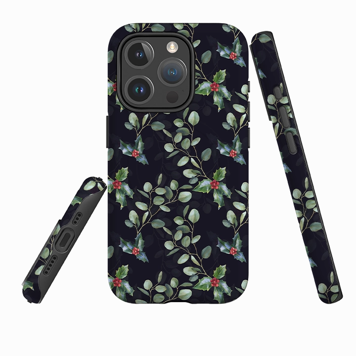 Flexible Material Polished Texture Design iPhone MagSafe Tough Case -  Enchanted Xmas