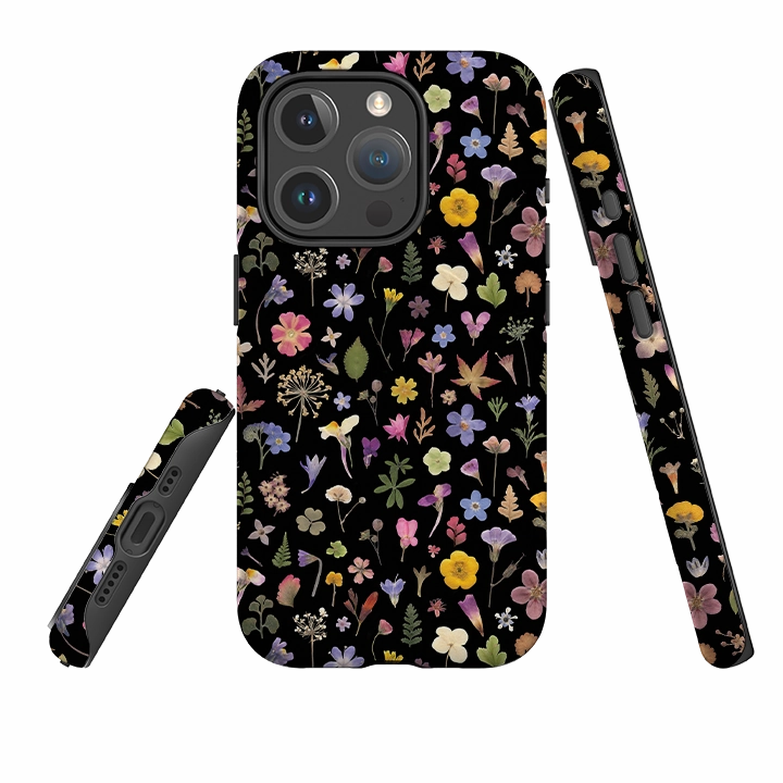 iPhone MagSafe Tough Case -  Flower Meadow By Helen Ahpornsiri Modern Grip Texture