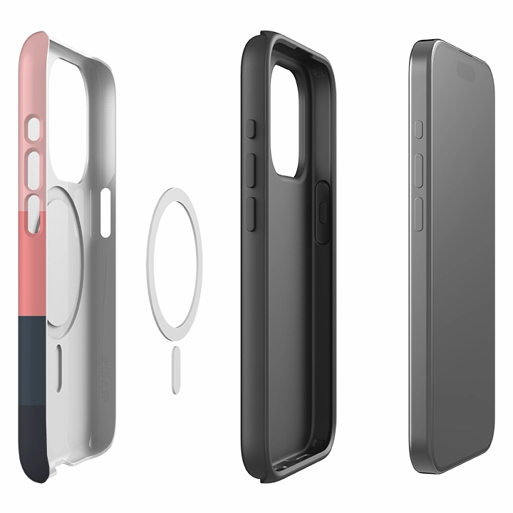 Durable Shape Durable Build Texture iPhone MagSafe Tough Case - Hamburg Chroma