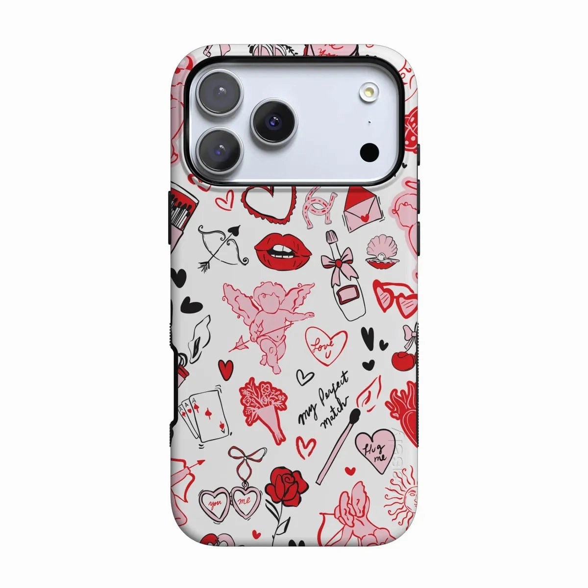 Textured Finish Pocket Ready Cupid's Touch | Collage Case