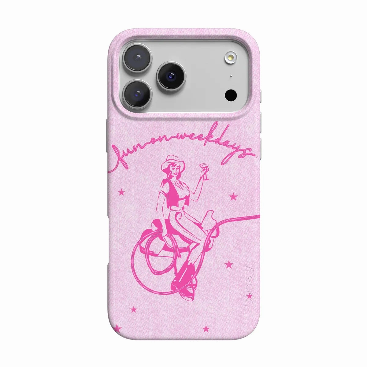 Denim Cowgirl | Fun on Weekdays Case Compact Grip Vibrant Colors