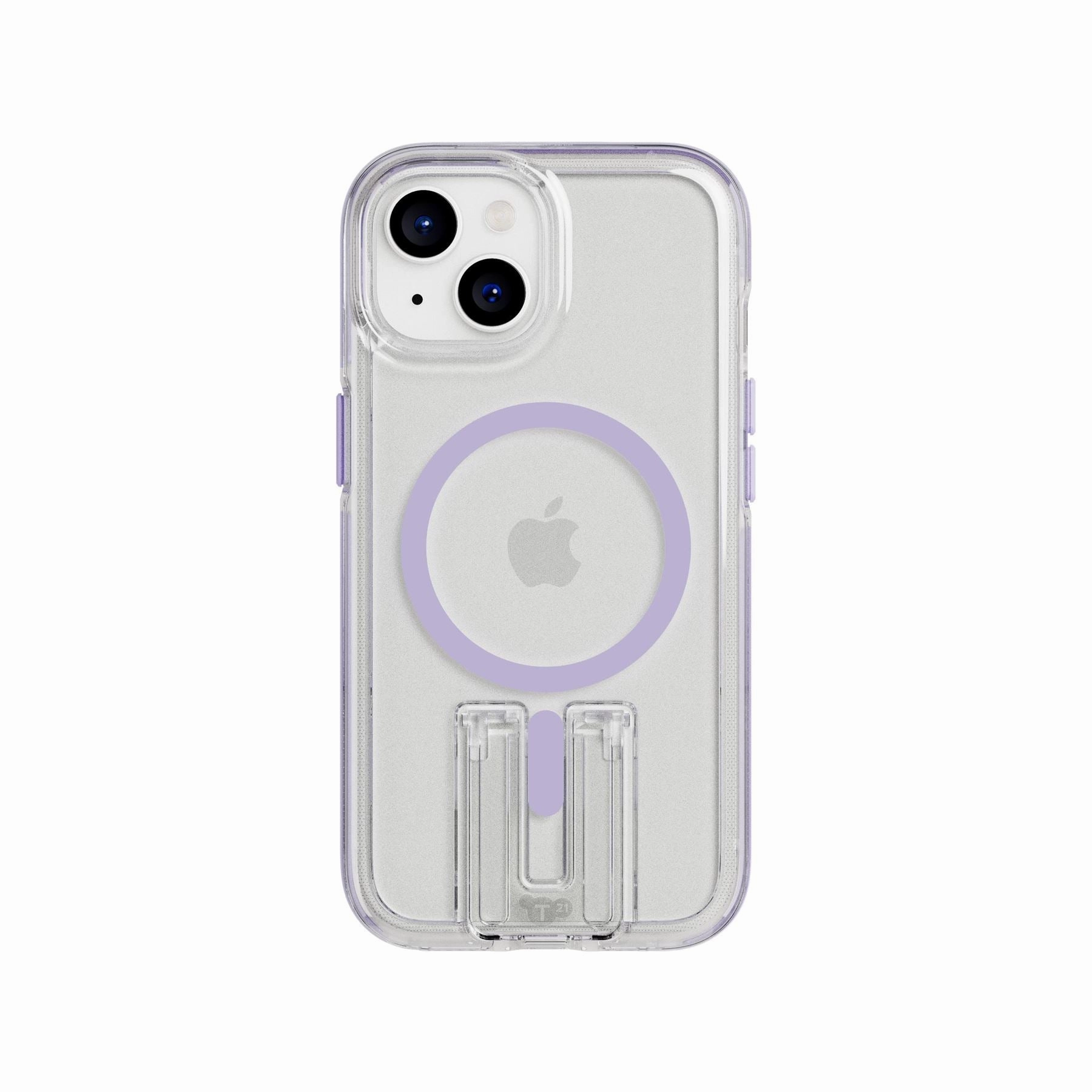 EvoCrystal Kick - Apple iPhone 16e/15 Case MagSafe Compatible - Lilac Luxury Surface Layer