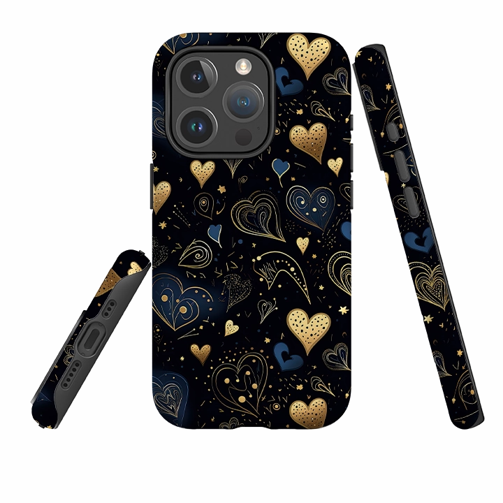 iPhone MagSafe Tough Case - Cosmic Love II Comfort Edge Texture Shock Guard