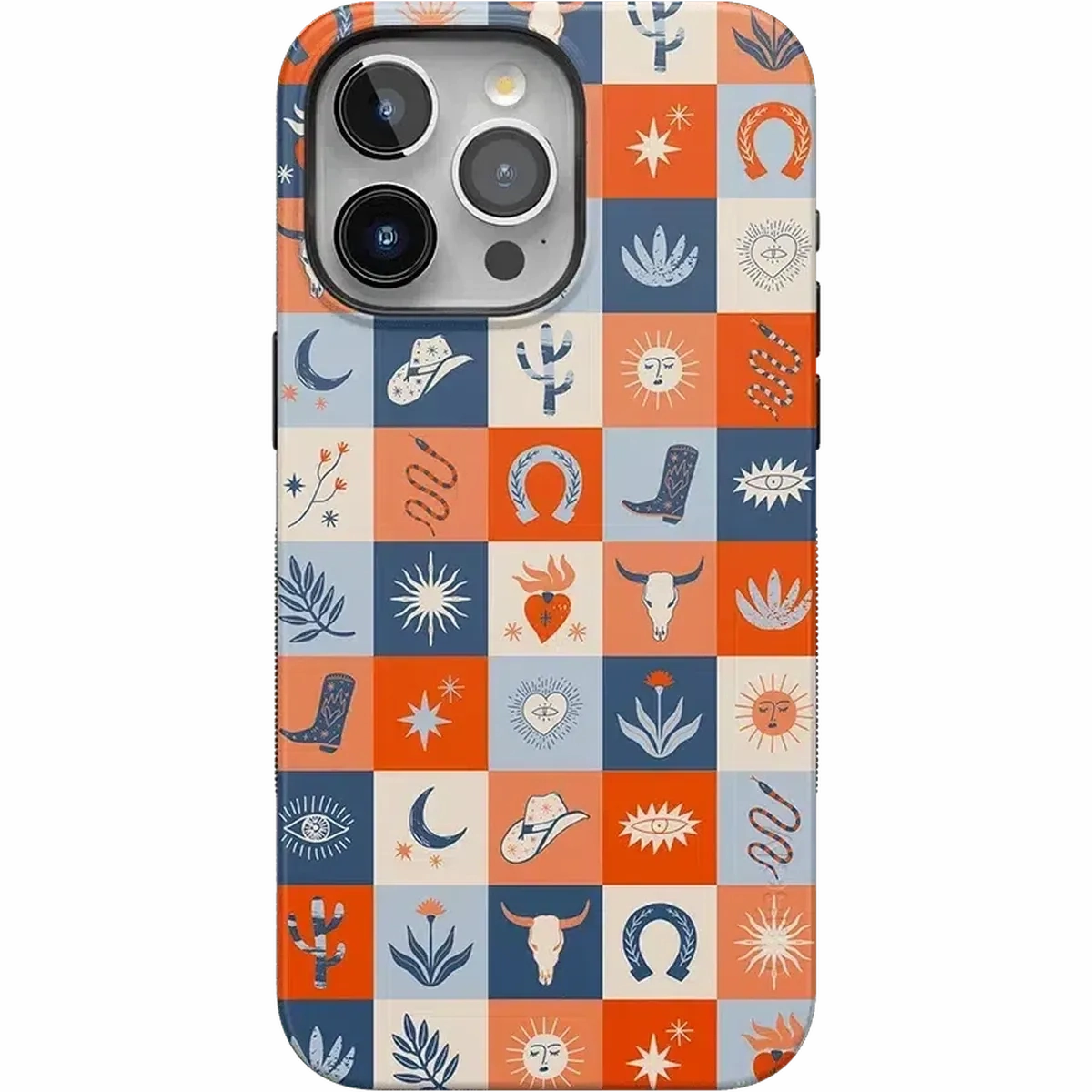 Comfort Texture Finish Dirt Road Chic | Western Squares Case