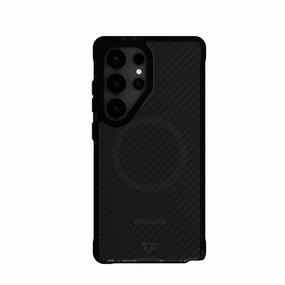 EvoArmor - Samsung Galaxy S25 Ultra Case with Magnets - Black Comfort Shield Texture