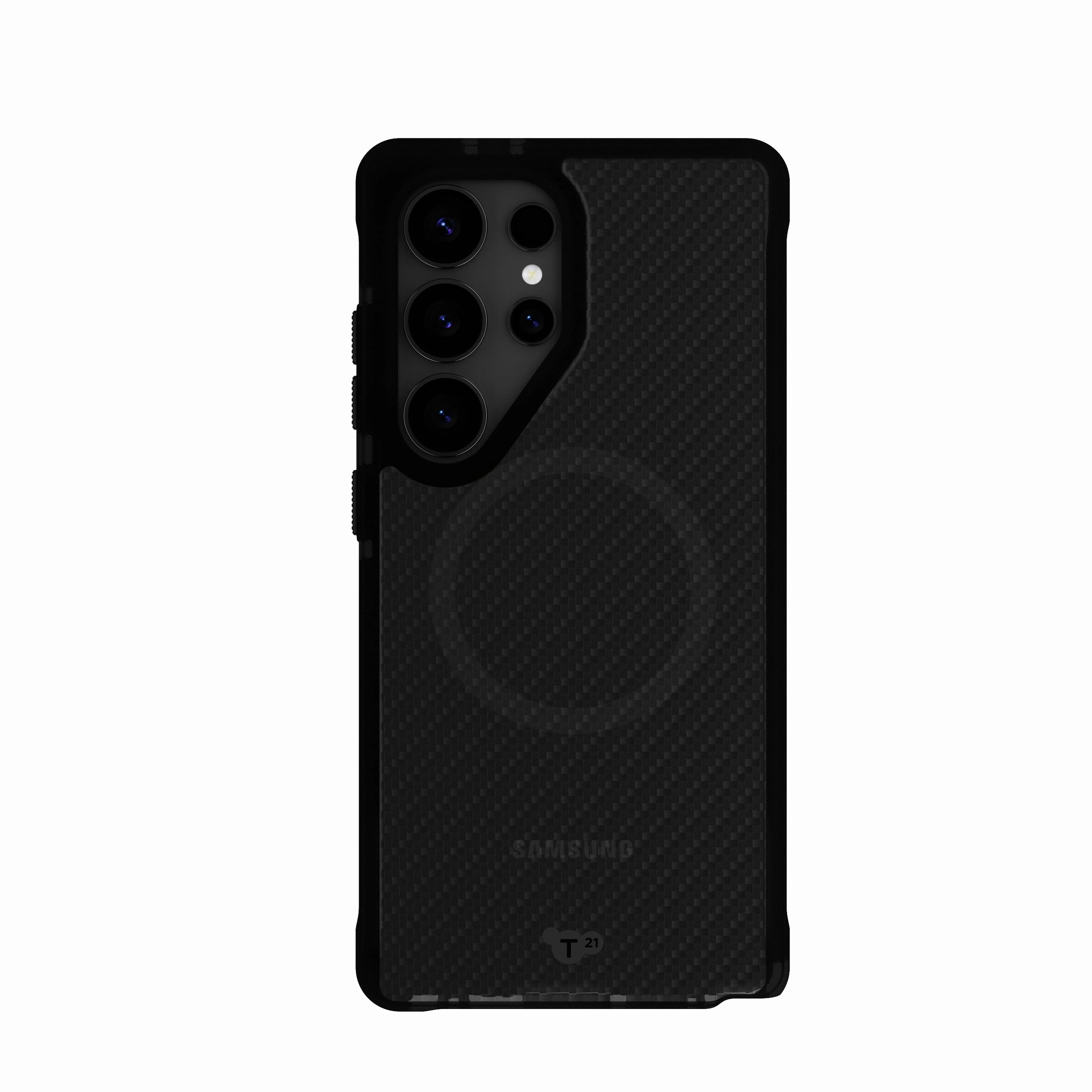 EvoArmor - Samsung Galaxy S25 Ultra Case with Magnets - Black Comfort Shield Texture