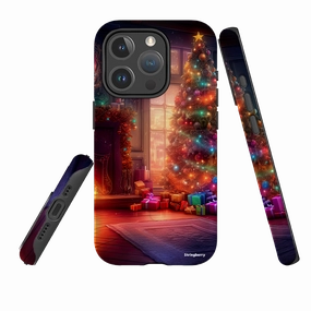 iPhone MagSafe Tough Case -  Holly Jolly Christmas III Comfort Use Luxury Layer Texture